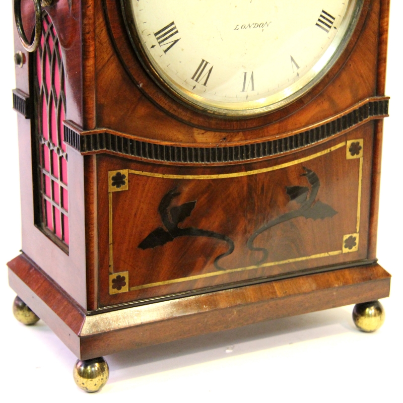 Grimalde & Johnson of The Strand, London mahogany lancet top Regency