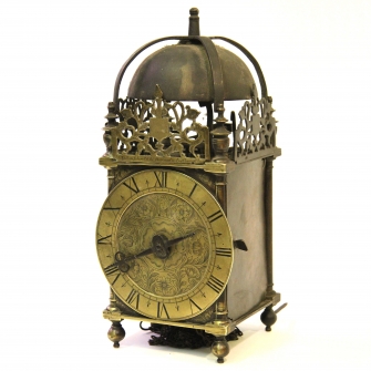 An extremely rare English Lantern clock circa 1640 acquired by us.