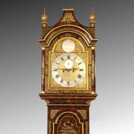 Tortoishell lacquer longcase for sale.