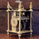 Rare and important, first period lantern clock attributed to Peter Closon. Circa 1635.