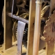 Rare and important, first period lantern clock attributed to Peter Closon. Circa 1635.