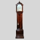 A fine London mahogany, silvered dial longcase clock by Archibald Collier, Bond St. Circa 1785.