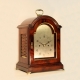 Small bracket or table clock by Perigal of London. Having a mahogany case and silvered dial. Circa 1