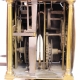 C17th English Lantern clock with centre swing, verge escapement. Made by Benjamin Brockhurst of Cove