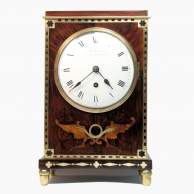 Small rosewood bracket/mantel clock by Richard Ganthony, Lombard Street, London. Circa 1820.