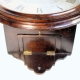 A Saltbox English dial wall clock with verge escapement. Made by Wild. Circa 1785.