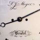 A large, quarter striking, fusee drop-dial wall clock by L.J. Meyer, Bristol. Circa 1863.