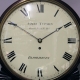 A good, Regency, English Drop-dial fusee wall clock by James Tupman, London. Circa 1820.