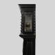 A fine and early English, panelled ebony longcase clock by John Drew, London. Circa 1685.
