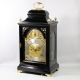 VERGE BRACKET CLOCK BY JOHN TAYLOR, LONDON. IN AN EBONISED BELL-TOP CASE. CIRCA 1780.
