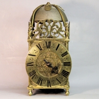 English lantern clock attributed to James Ogden senior of Soyland, West Yorkshire. Circa, late 17th 