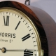 English fusee 'Drum' dial clock in a rosewood case. Signed L. Morris, Islington. Circa. 18