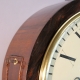 English fusee 'Drum' dial clock in a rosewood case. Signed L. Morris, Islington. Circa. 18