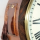 English fusee 'Drum' dial clock in a rosewood case. Signed L. Morris, Islington. Circa. 18