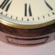 English fusee 'Drum' dial clock in a rosewood case. Signed L. Morris, Islington. Circa. 18