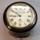 A fusee railway wall clock with an 8" dial. Formerly of Lymington Town Station (Hampshire). Cir