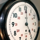 Railway 8" dial, English fusee wall clock. Mahogany case. Circa 1880.