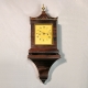 Rare, miniature English fusee, bracket, mantel or library clock in a rosewood case and with an optio