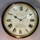 A very large fusee wall clock by the Welsh maker: Henry Harris of Monythusloyn. Circa 1848.