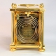 A substantial and fine, English fusee, striking carriage clock. By Cousens & Whiteside, London. 