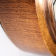 Oak cased wall 'dial' clock with lever escapement, by Elliott. A rare style. Circa 20th ce