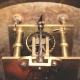 A 'Salt box' verge escapement, fusee, English dial wall clock by Upjohn of Exeter. Circa 1