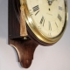 A 'Salt box' verge escapement, fusee, English dial wall clock by Upjohn of Exeter. Circa 1