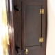 A 'Salt box' verge escapement, fusee, English dial wall clock by Upjohn of Exeter. Circa 1