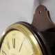 A 'Salt box' verge escapement, fusee, English dial wall clock by Upjohn of Exeter. Circa 1
