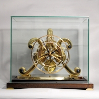 Epicyclic skeleton clock by Fred Whitlock. Copied from an original circa 1820 example by Messrs. Str